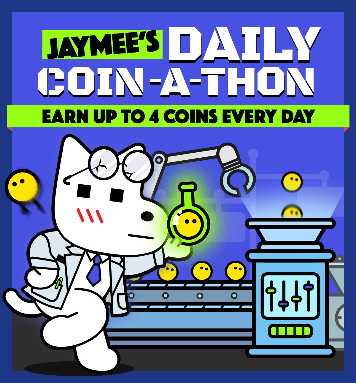 Jaymee's CoinAThon Complete Daily Missions and Earn Bonus Coins