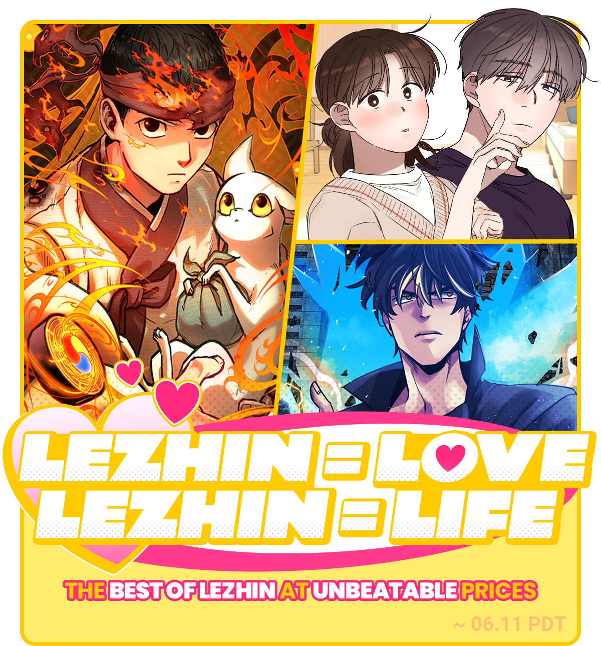 Lezhin = Love Lezhin = Life Lezhin Comics