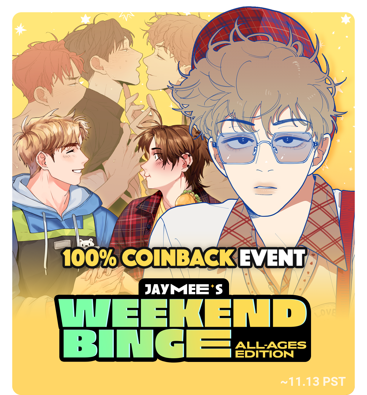 Jaymee's Weekend Binge Get 100 Coins Back for these titles! Lezhin
