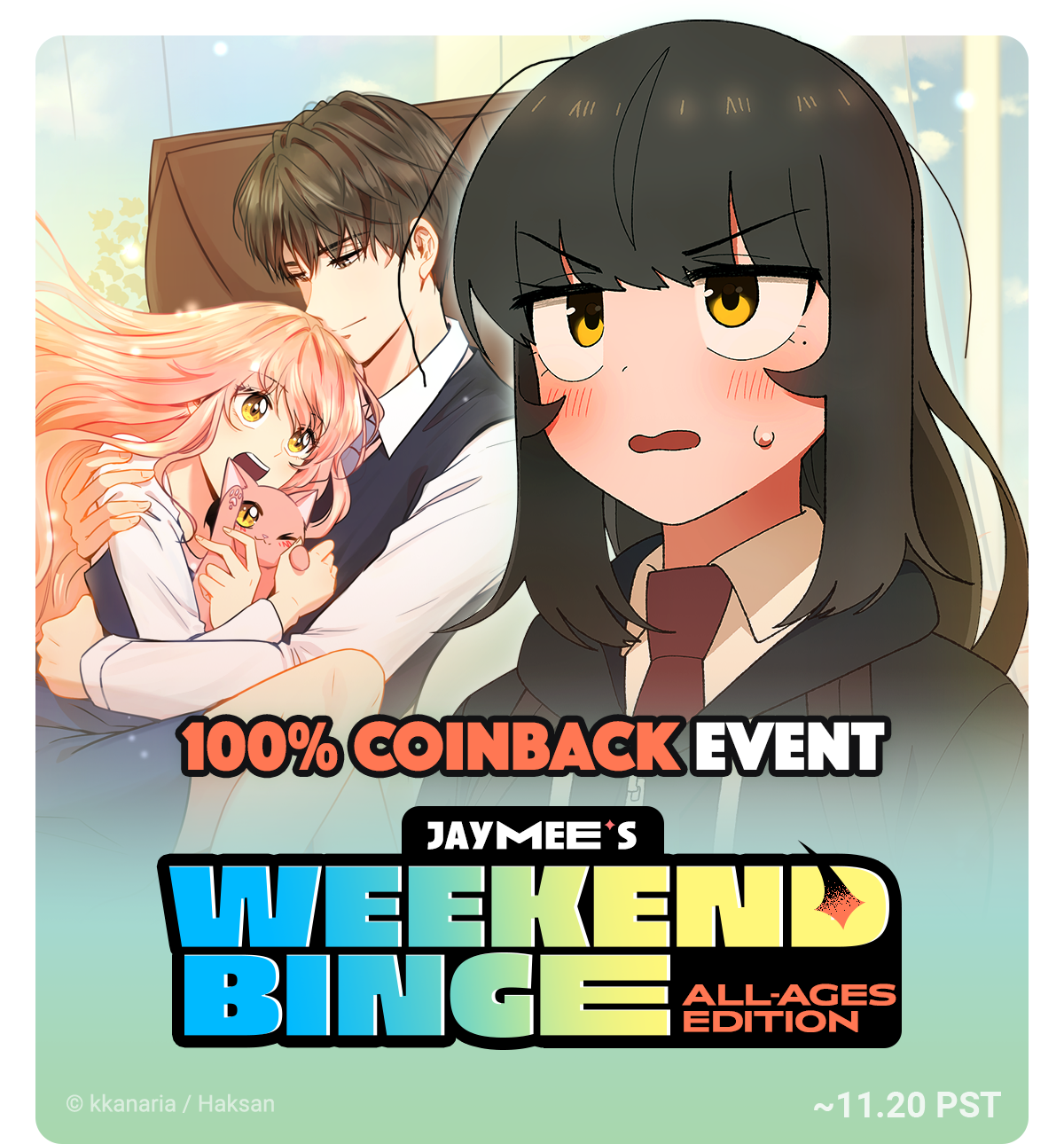 Jaymee's Weekend Binge Get 100 Coins Back for these titles! Lezhin
